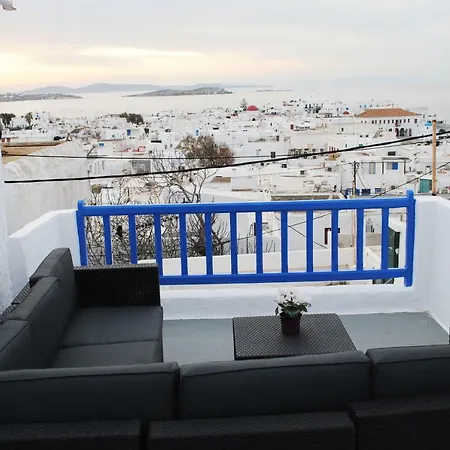 Elenitas Town House With Veranda And Sea View Appartement Mykonos Town